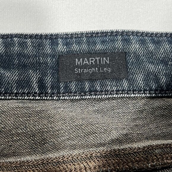 Mavi Martin Men Straight Leg Jeans Dark Blue Denim Pants Size 36X30 (34X29) - Picture 11 of 15
